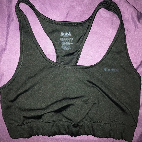 black reebok sports bra - size medium - Picture 2 of 4